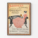 Vintage plakat Scribner's - Læsning og livsstil