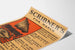 Vintage plakat Scribner's for marts med sejlskib