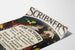Vintage plakat Scribner's til oktober med efterårs tema