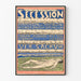 Plakat Secession XIX. Udstilling af Østrigske Kunstnere Ver Sacrum