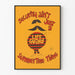 Vintage plakat Lifeguard vægdekoration sommerlig sikkerhed