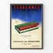Vintage plakat for Sedacones - retro medicinsk vægdekoration