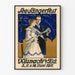 Vintage plakat See-Sängerfest Küsnacht 1911 vægdekoration