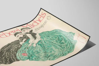 Plakat vintage Seidenweberei Michels til vægdekoration — visning af kunstværket