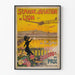 Vintage plakat Luftfartsugen i Lyon 1910