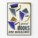 Vintage plakat Send the Boys Good Books and Magazines