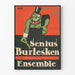 Plakat Burlesken Ensemble vintage stil