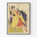 Plakat Séviane stil vintage art déco