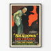 Vintage plakat af filmen Shadows med Lon Chaney