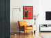Vintage plakat She Always Dressed in Black - Stil og Retro Elegance