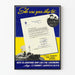Vintage militærmarine plakat H.M.C.S. Louisburg