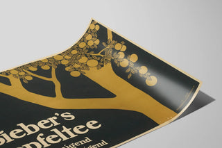 Plakat Sieber's Aepfeltee - Vintage Æbletræ Vægdekoration — visning af kunstværket