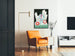 Vintage plakat Silicyl - Anatomisk illustration og krystaller