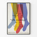 Vintage vægdekoration plakat Silk Stockings