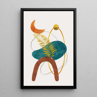 Boheme Botanisk Formørkelse Plakat