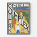 Vintage Simplex plakat til vægdekoration cykling