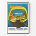 Vintage plakat Singapore American President Lines - Maritime vægdekoration