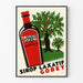 Vintage plakat med afføringssirup Gobey, retro vægdekoration