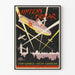 Vintage luftfartsplakat Luftens Ørne stil art déco