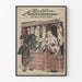 Vintage plakat Slachterij Der Hochkultur - Satirisk illustration 1916