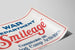 Poster Krigsdepartementet Smileage Vintage — visning af kunstværket