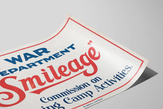 Poster Krigsdepartementet Smileage Vintage — visning af kunstværket