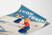 Vintage plakat Snow Train Boston og Maine vinterski