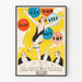 Vintage plakat med parisisk komedie – Retro vægdekoration