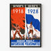 Vintage plakat 1918-1928 til Bayerische Volkspartei vægdekoration