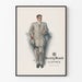 Vintage plakat Society Brand Clothes 1910 mand i jakkesæt