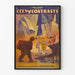 Vintage plakat City of Contrasts af Sol Lesser