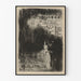 Vintage plakat af teateret Solness, bygmesteren