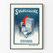 Vintage reklameplakat for Solucalcine Coirre calciumchlorid
