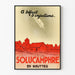 Vintage reklameplakat for Solucamphre i dråber
