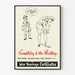 Vintage plakat 'Something in the Stocking' til vægdekoration