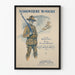 Vintage plakat af soldat 'Somewhere To-Night'