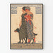 Vintage plakat udstilling Kunstsalon Wolfsberg Zürich