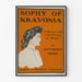 Vintage plakat af Sophy of Kravonia af Anthony Hope
