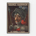 Vintage plakat Source Guerrier Saint-Yorre nær Vichy