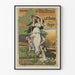 Vintage plakat Kilde Den Ægte fra Bassin de Vichy ved Saint-Yorre