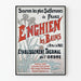 Vintage plakat Enghien-les-Bains kilder svovlholdige Frankrig