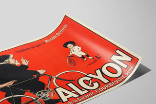 Plakat vintage Reklame Alcyon - Retro vægdekoration — visning af kunstværket