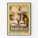 Vintage plakat Spartacus - Gladiatorernes oprør
