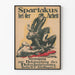 Plakat Spartakus ved arbejdet - Vintage politisk vægdekoration