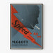 Vintage reklameplakat Speed Mixed Cigarett 40 Ore