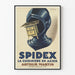 Vintage plakat Spidex La Cuisinière en Acier Arthur Martin