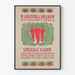 Vintage plakat for salg af grøntsagsfrø i Kraków