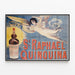 Plakat vintage Saint Raphaël Quinquina retro vægdekoration — indrammet kunstværk på væggen