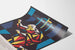 Kunstnerisk plakat af St. Thomas med moderne geometrisk design