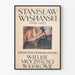 Kunstnerisk vægdekoration med plakat af Stanisław Wyspiański 1869-1907